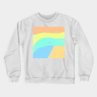 Colorful watercolor abstract texture art Crewneck Sweatshirt